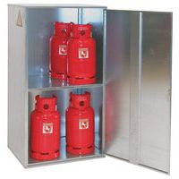 Cabina di stoccaggio per bombole di gas